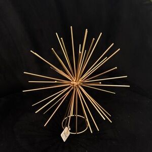 CB2 Burst Gold Star Tree Topper New with tag